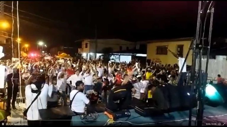 (VIDEO) TODO POR “CHITO” VERA: Así se festejó la victoria en Chone, Ecuador