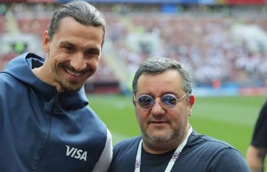 Zlatan apunta a tomar el lugar de Mino Raiola en su agencia