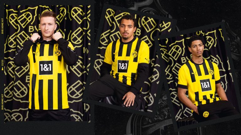 LAS FRANJAS VERTICALES VUELVEN: El Dortmund presentó su nueva camiseta para la próxima temporada