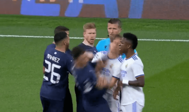 (VIDEO) El Madrid Vs. City se puso ‘picante’