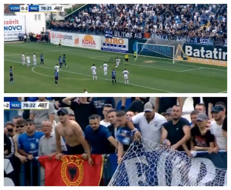 (VIDEO) ¡LOCURA! Hinchas sacaron la red del arco tras pitarles un penal en contra