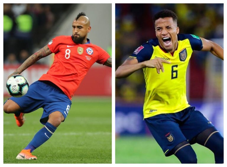 (FOTO) Arturo Vidal y su “dardo” a Ecuador y Byron Castillo