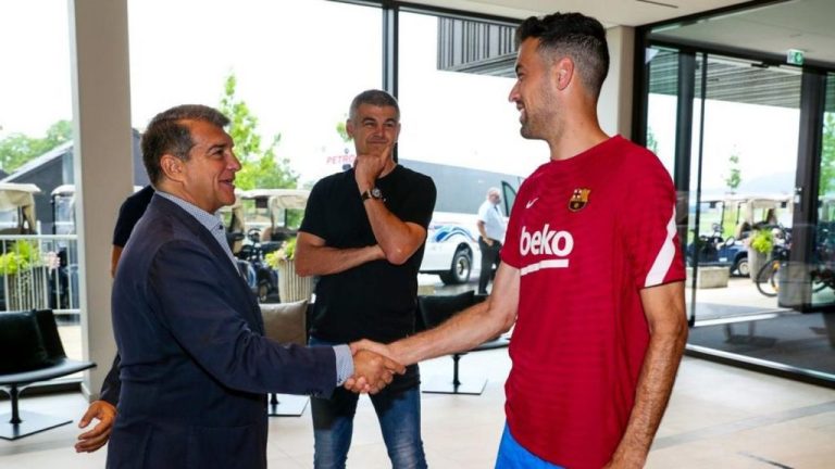 Laporta: “Con Busquets ya está todo solucionado”