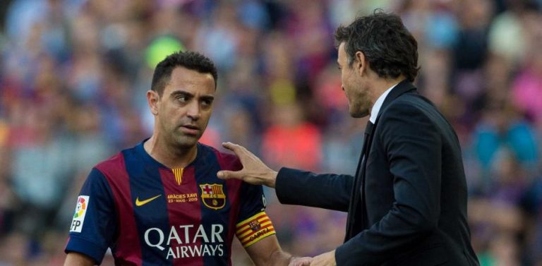 Xavi hace con Piqué lo que Luis Enrique hizo con Xavi