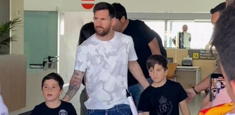 Leo Messi está en Barcelona