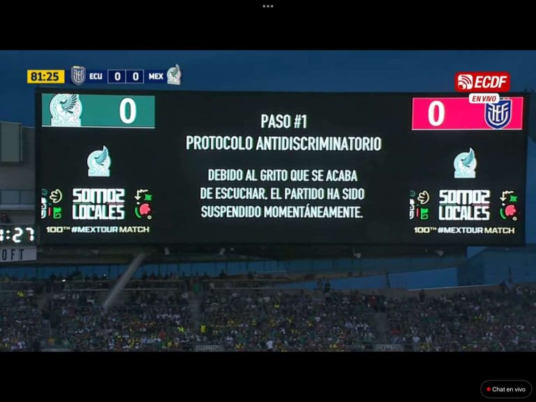 En el juego Vs. México: Grito discriminatorio contra La TRI