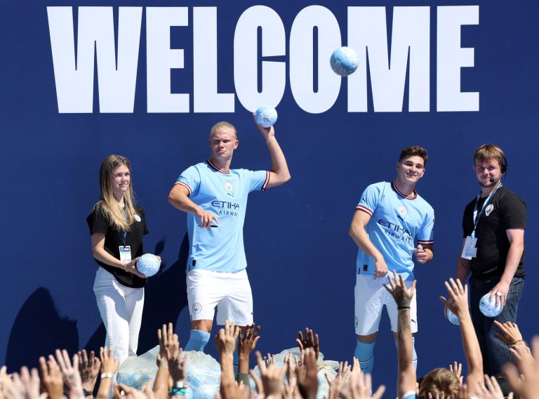 Haaland enloquece a la afición del City: “Nos vamos a divertir”