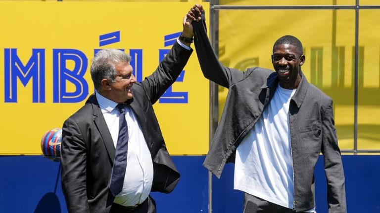 Laporta, a Dembélé: “Xavi te quiere y el club, también”
