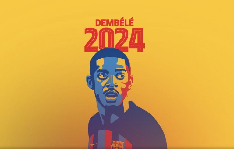 Oficial: Dembélé, del Barça hasta 2024