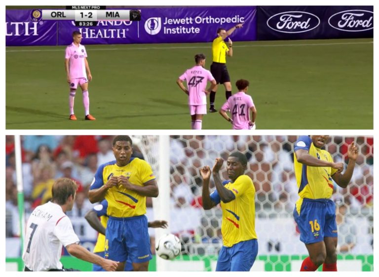 (VIDEO) Como su padre en Alemania 2006: Golazo de tiro libre del hijo de Beckham