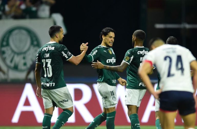 (VIDEO) UNA APLANADORA: Palmeiras goleó 5-0 y está en cuartos de final