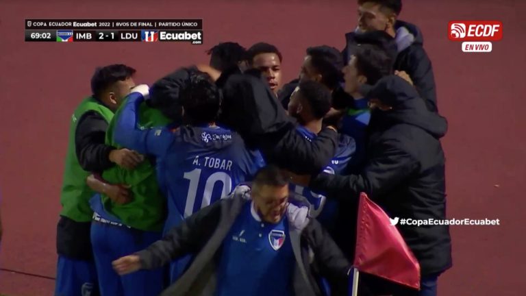 (VIDEO) OTRA SORPRESA: Imbabura eliminó a LDU de la Copa Ecuador