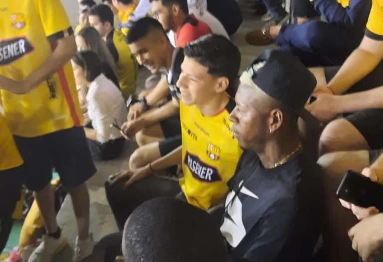 ‘El Loco’ no se quiso perder el BSC – Delfín
