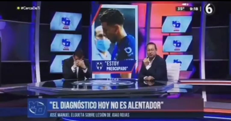 (VIDEO) Periodista mexicano se quiebra por la lesión de Joao Rojas