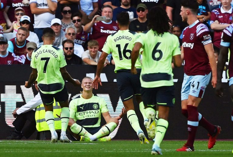 (VIDEO) DOBLETE DE HAALAND: Manchester City venció al West Ham