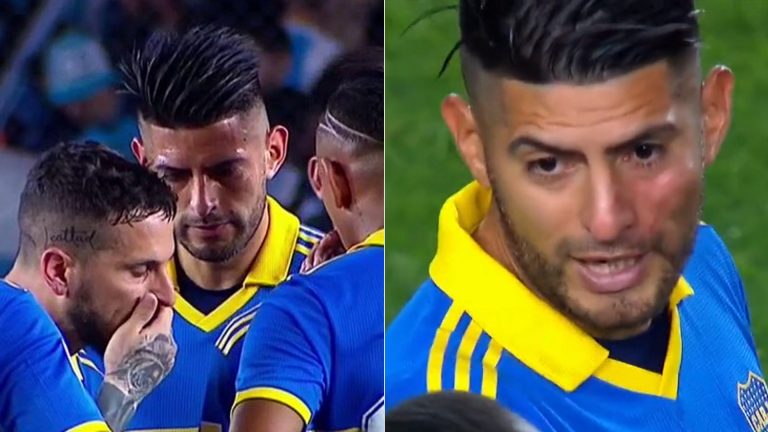 (VIDEO) ¿Benedetto y Zambrano se pelearon en el entretiempo de Racing-Boca?