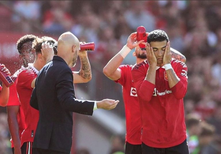 “ESO ES INACEPTABLE”: Ten Hag liquidó a Cristiano y ya prepara un castigo