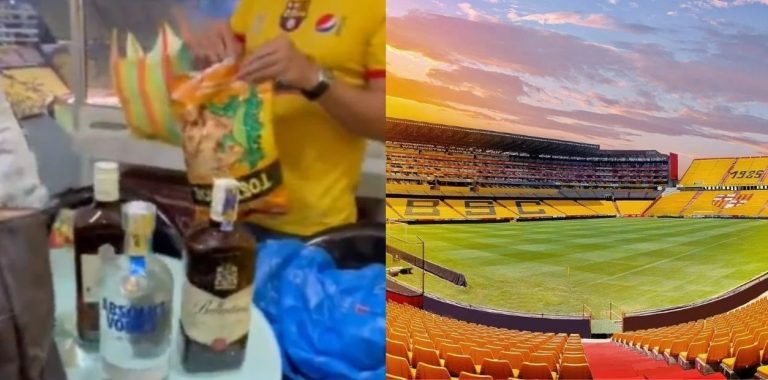 (VIDEO) Así metieron alcohol a escondidas en el Monumental