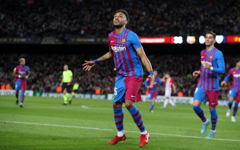 Aubameyang no piensa en moverse del Barça