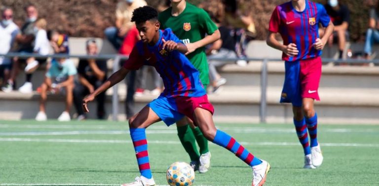 Lamine Yamal, la perla de 15 años que ya entrena con Xavi