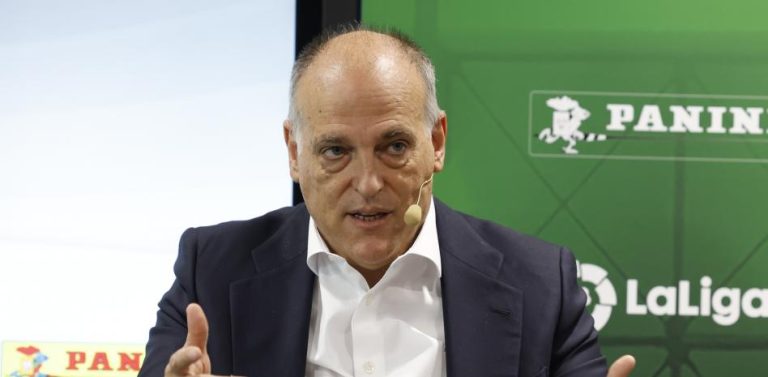 Tebas: “Soy del Madrid, prefiero a Benzema antes que a Lewandowski”