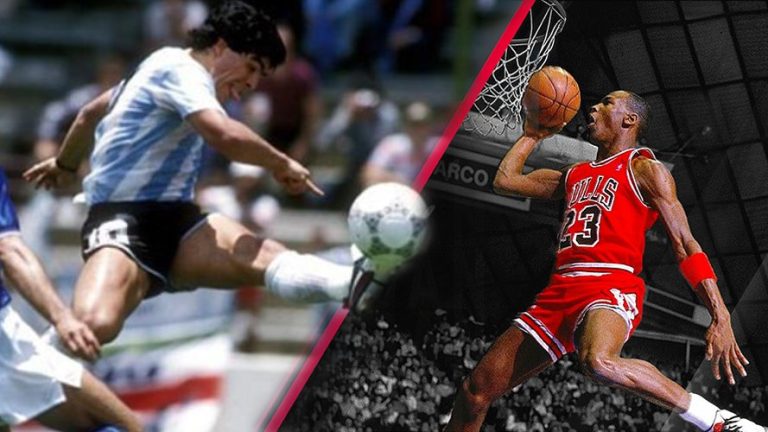Michael Jordan ‘superó’ a Maradona