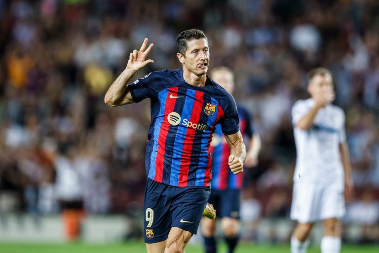 (VIDEO) HAT TRICK DE LEWANDOWSKI: Goleada del Barça en la Champions League