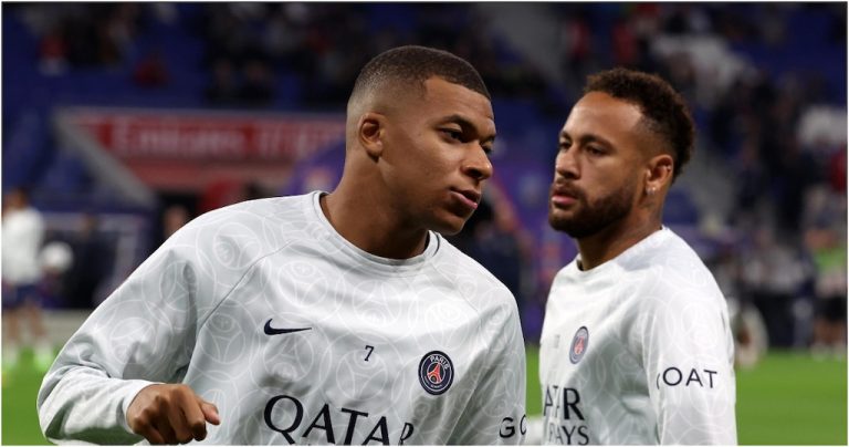 (VIDEO) Neymar y un particular gesto ante una pregunta por Mbappé
