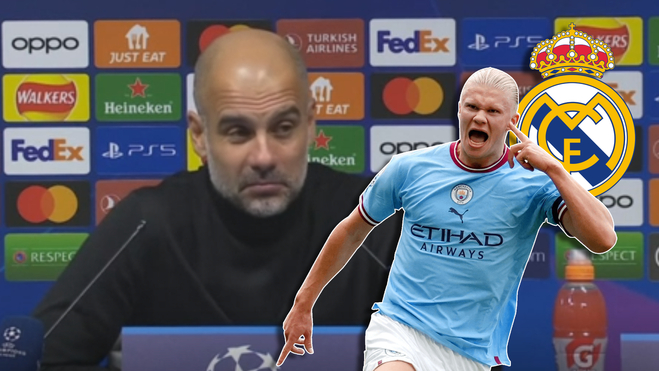 Guardiola: “Haaland no tiene cláusula de rescisión ni para el Madrid ni para nadie”