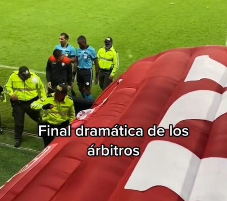 (VIDEO) Hubo lanzamiento de objetos con impacto en el estadio de IDV