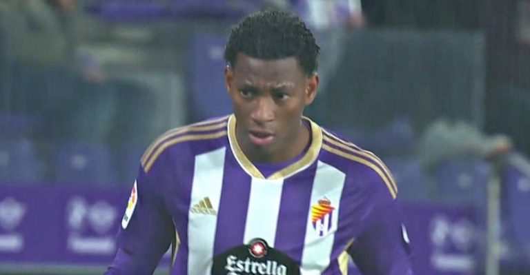 PLATA VOLVIÓ A JUGAR: Sumó minutos en la goleada del Real Valladolid