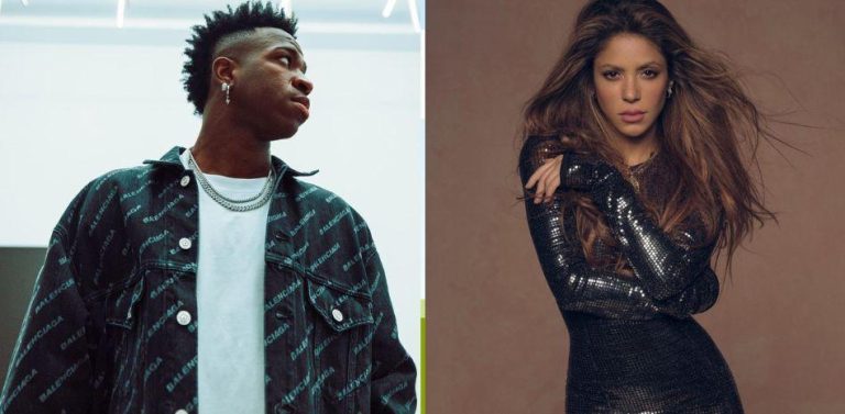 Guiño de Vinicius Jr. a Shakira tras su divorcio de Piqué