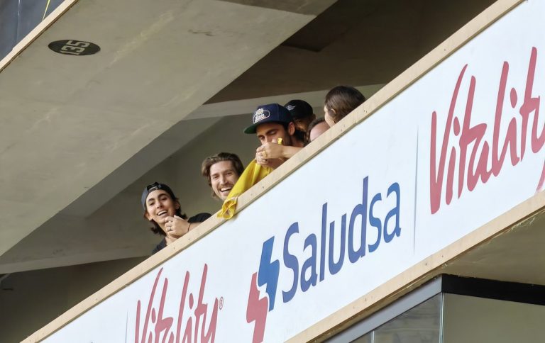 (FOTO) Leonardo Campana, presente en el Estadio Monumental para la final