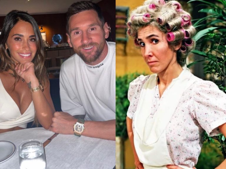 (VIDEO) ¡Doña Florinda felicitó a Leo Messi de manera curiosa!