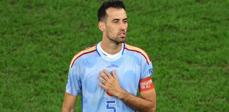 Sergio Busquets se retira de la selección española