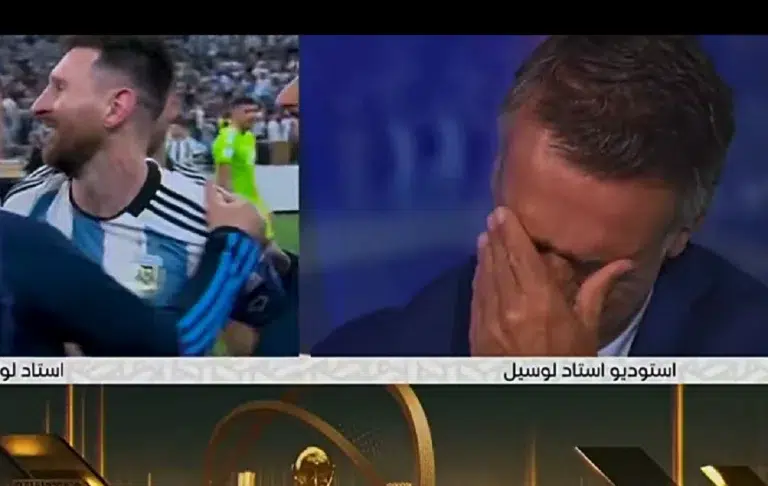 (VIDEO) Batistuta, llorando como un niño: “No puedo hablar”