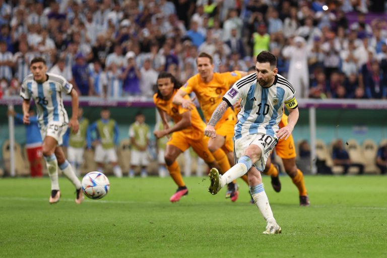 #DatoHavoline Messi igualó a Batistuta como máximo anotador argentino en Mundiales