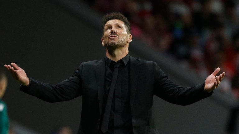 Simeone asume la responsabilidad por el mal presente del Atlético de Madrid