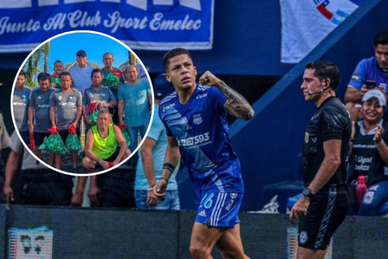 COMO DESPEDIDA: El gran gesto de Marlon Mejía con el personal de utilería de Emelec