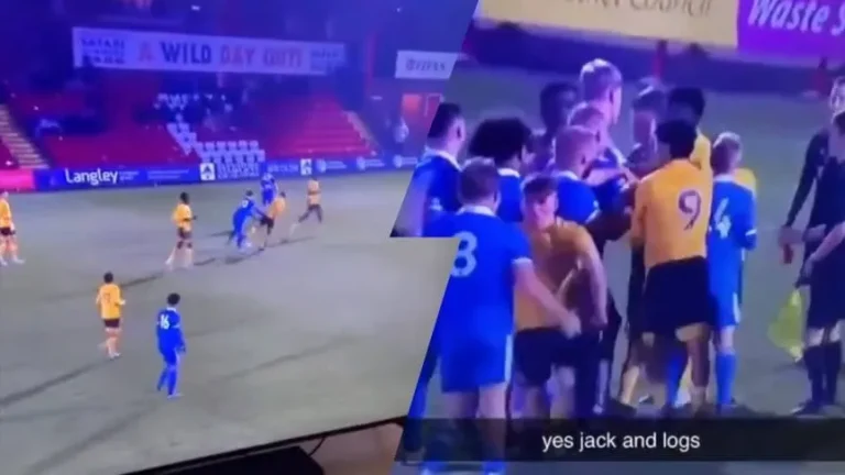 (VIDEO) Salvaje patada en la FA Youth Cup de Inglaterra