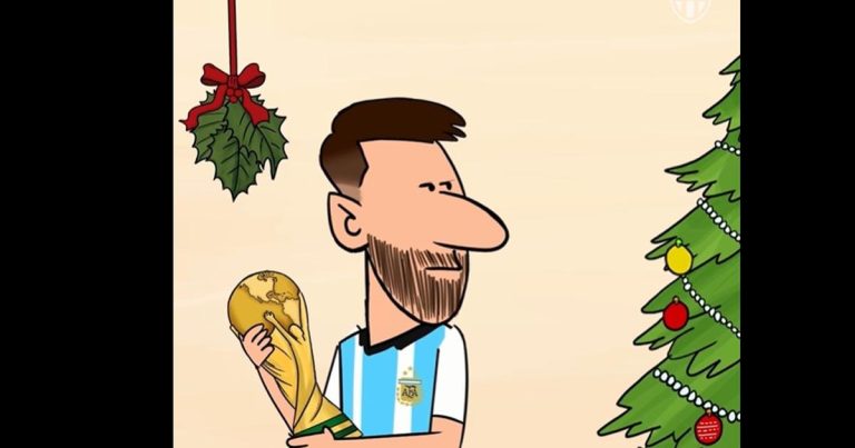 (VIDEO) Así se vivió la Navidad futbolera en dibujos animados
