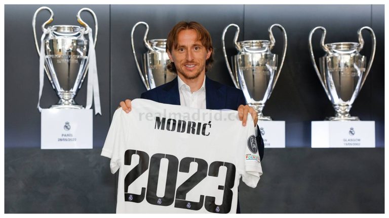 La renovación de Modrić con el Real Madrid no está tan clara