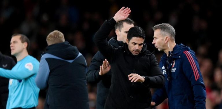 Arteta: “No es justo… ¡Ese soy yo!”