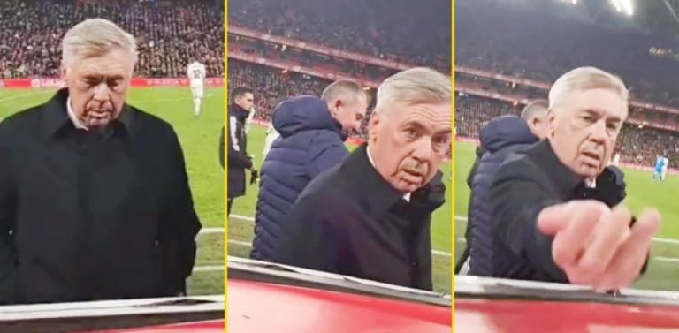 (VIDEO) ¡Mira su reacción! Le pidió un chicle a Ancelotti