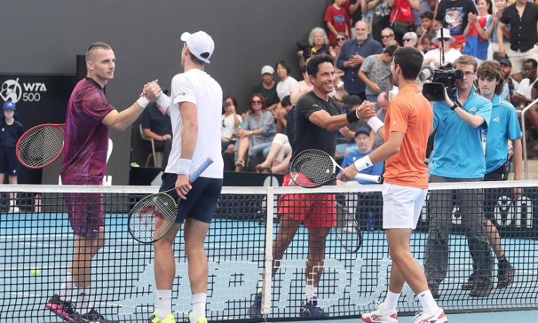 #NTF Gonzalo Escobar venció a Novak Djokovic en duelo doble del ATP