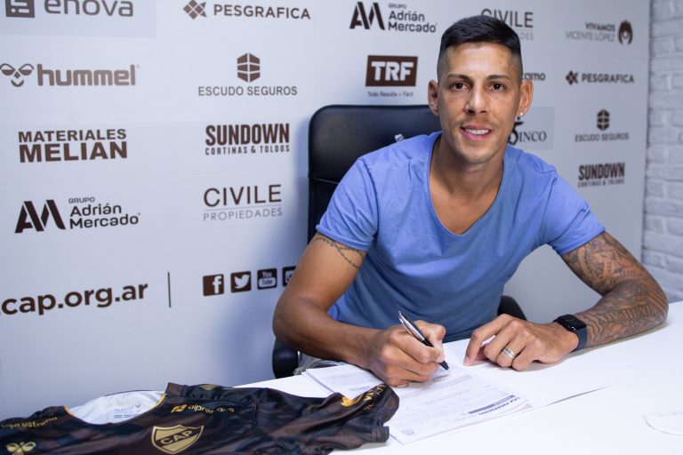 TRAS SU PASO POR EMELEC: Mauro Quiroga, nuevo jugador de Platense