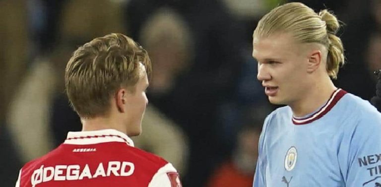 Odegaard-Haaland, duelo noruego por la Premier