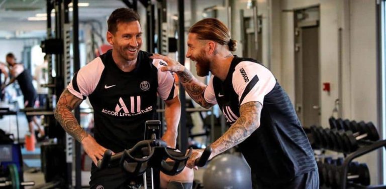 Sergio Ramos: “Me alegro de que Messi ahora esté en mi equipo”