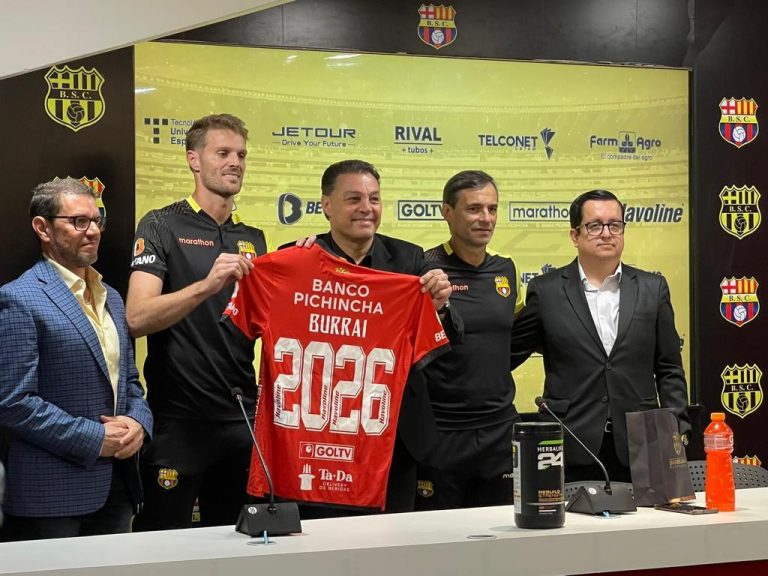 Noticia Banco Guayaquil // Burrai renovó con Barcelona hasta el 2026