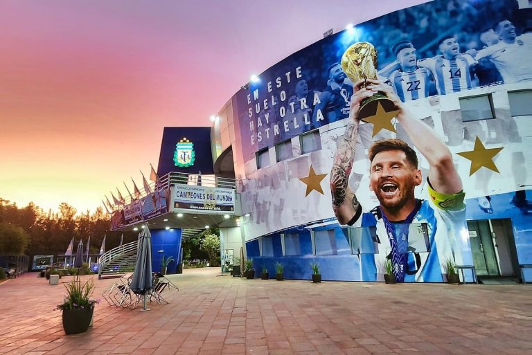 (FOTO) El predio de la AFA en Ezeiza se llamará Lionel Messi